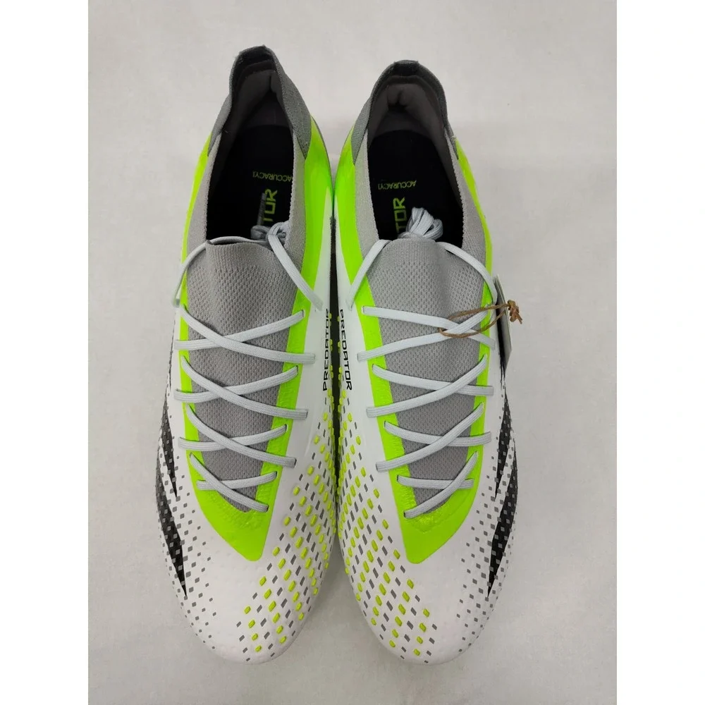 Adidas Men's Predator Accuracy.1 L FG‎ Soccer Cleats GZ0032 Lucid Lemon Sz 13